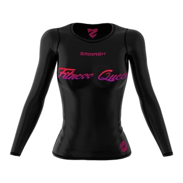 Női hosszú ujjú sportfelső Fitness Queen