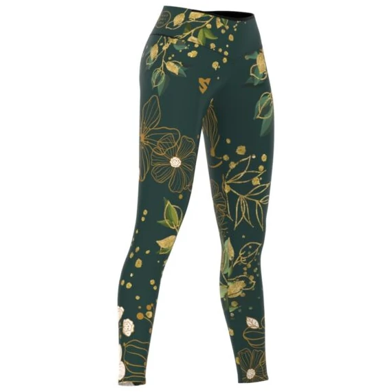 Női hosszú sportnadrág V2 BOTANICAL