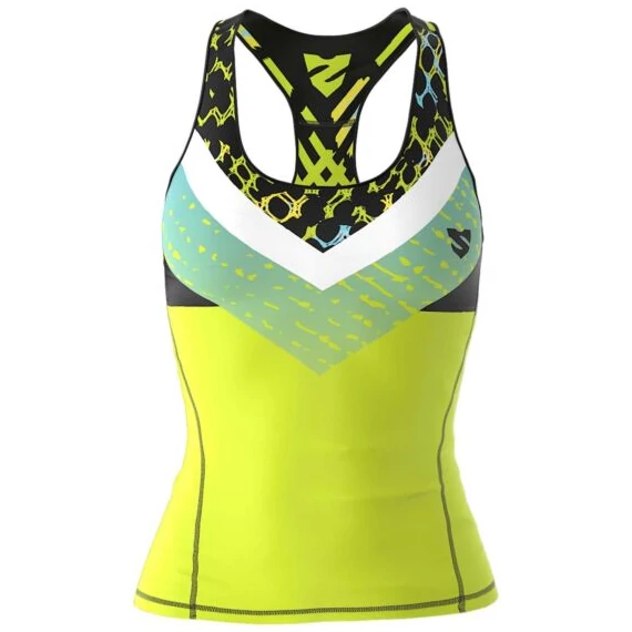 Női sporttrikó Lime